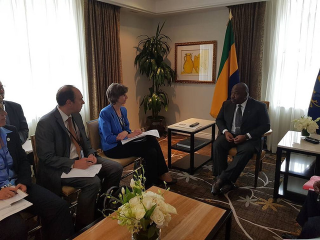 Ali Bongo rencontre Antonio Guterres!