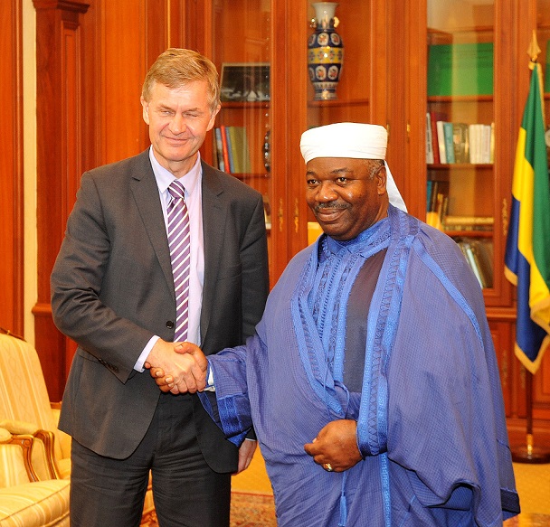 Tête à tête entre  Erik Solheim et Ali Bongo Ondimba!