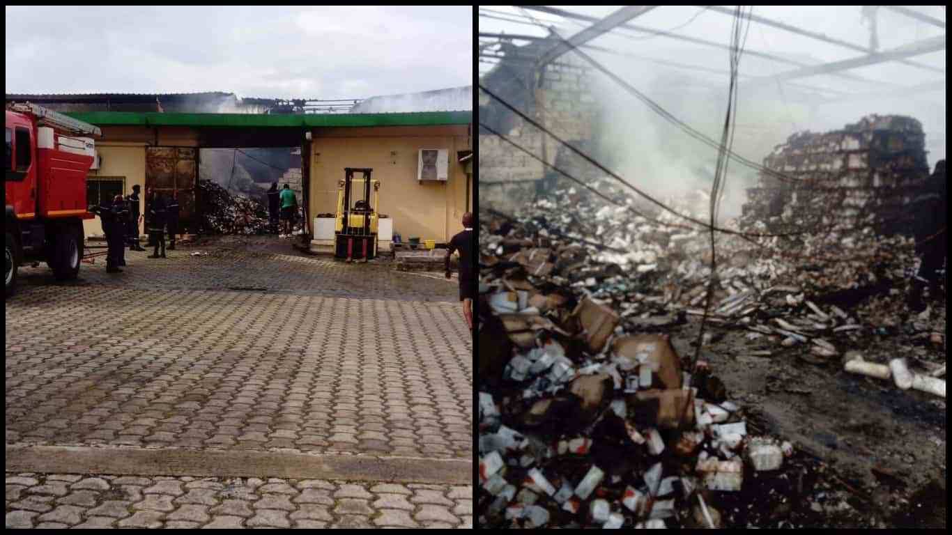 Un feu ravage l&rsquo;office pharmaceutique national!
