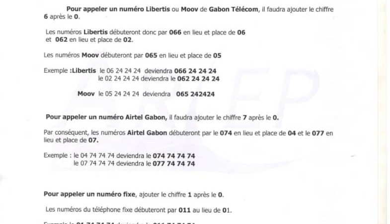 Migration de 8 à 9 chiffres: c&rsquo;est effective…le 15 novembre à minuit !