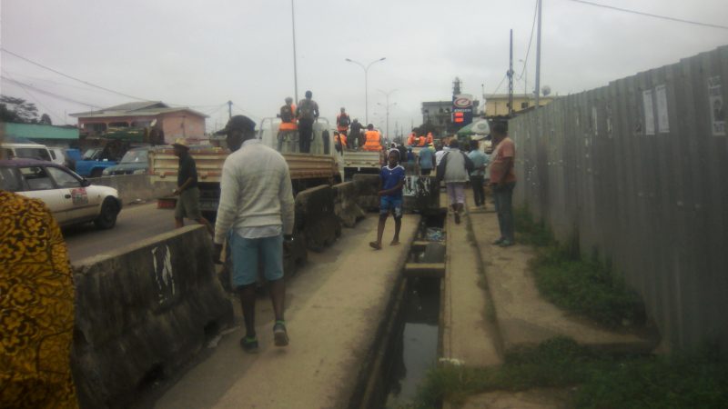 L&rsquo;IGM en mode nettoyage à l&rsquo;échangeur de Nzeng Ayong!
