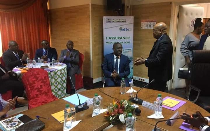 CNAMGS : Séverin ANGUILE  au commande!