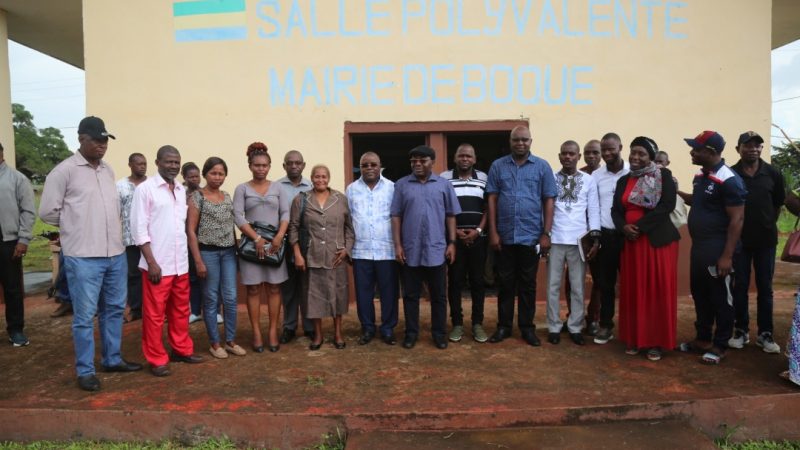 Rigobert Ikamboyat Ndeka en soutien aux établissements de Bouet!