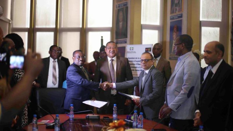 Signature d&rsquo;un contrat d&rsquo;exploitation et de partage de production de manganèse entre l’État gabonais et la compagnie minière Nouvelle Gabon Mining.