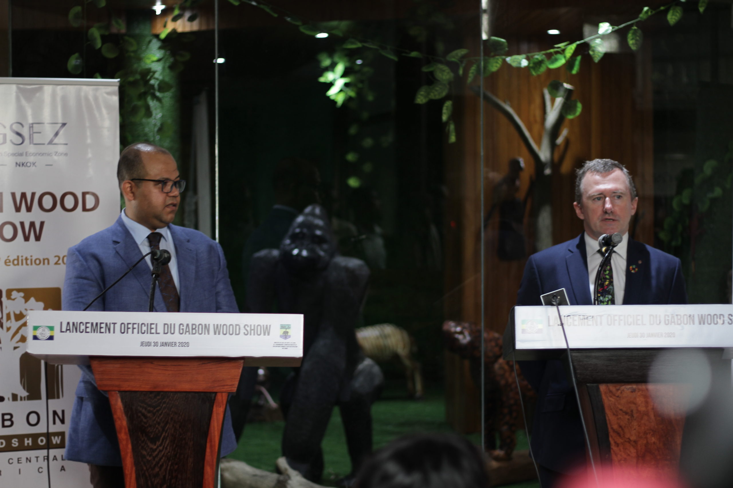 Le proffesseur Lee white fixe le cap de la 3eme édition du Gabon Wood show!