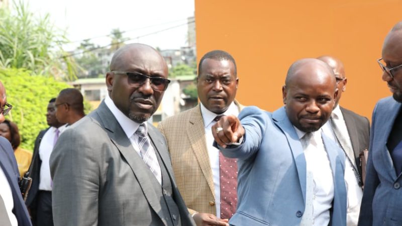 Léon Armel Bounda Balonzi visite ses entités du pan habitat!