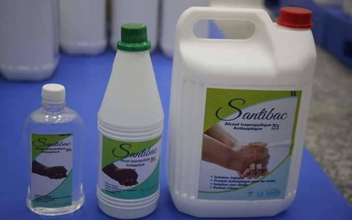 Les gels hydro-alcooliques made in Gabon sur le marché !