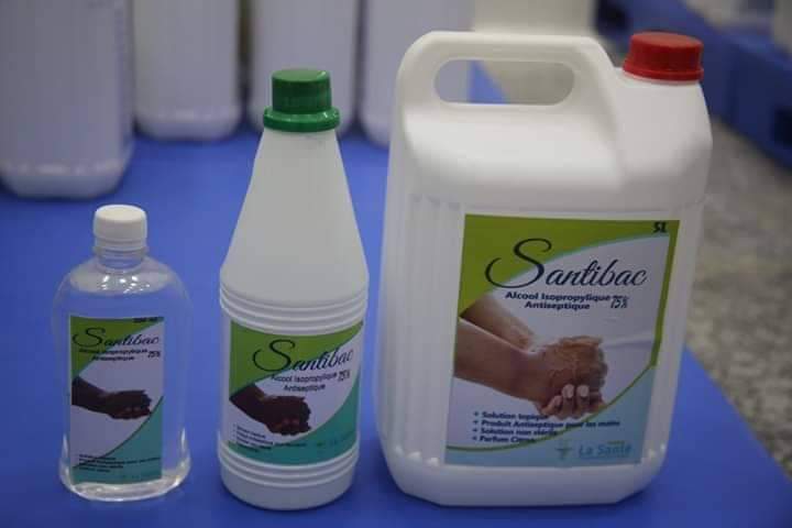 Les gels hydro-alcooliques made in Gabon sur le marché !