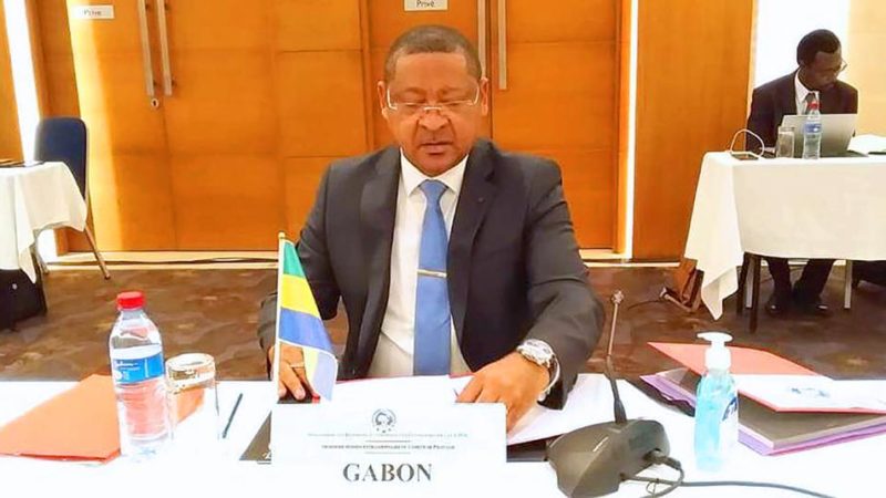Jean-Marie Ogandaga à la troisième session extraordinaire  du Copil PREF-CEMAC à Brazzaville