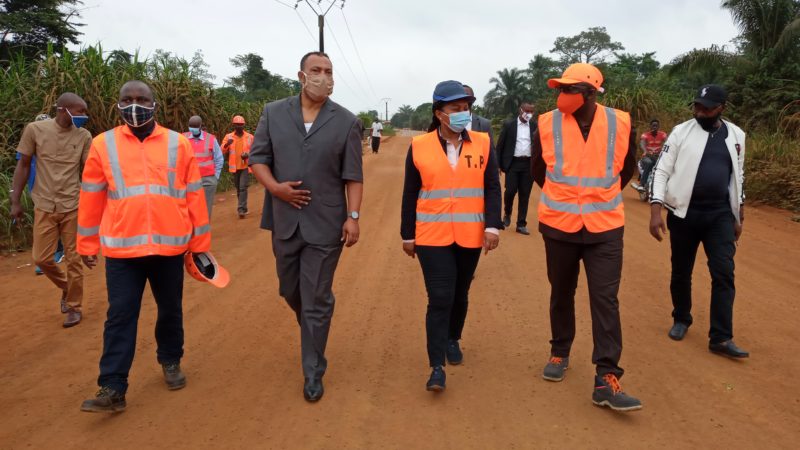 Léon Armel Bounda Balonzi fait le tour des chantiers !