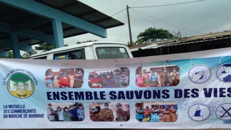 Covid-19 : Train d&rsquo;union au marché bornave !