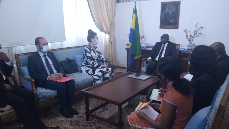 La coopération bilatérale au menu de l&rsquo;audience entre le ministre en charge des transports et l&rsquo;ambassadeur de Turquie au Gabon !