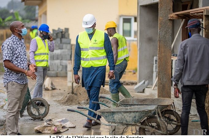 Ngomo Obiang sur les chantiers de Sogatra et d’Angondjé !