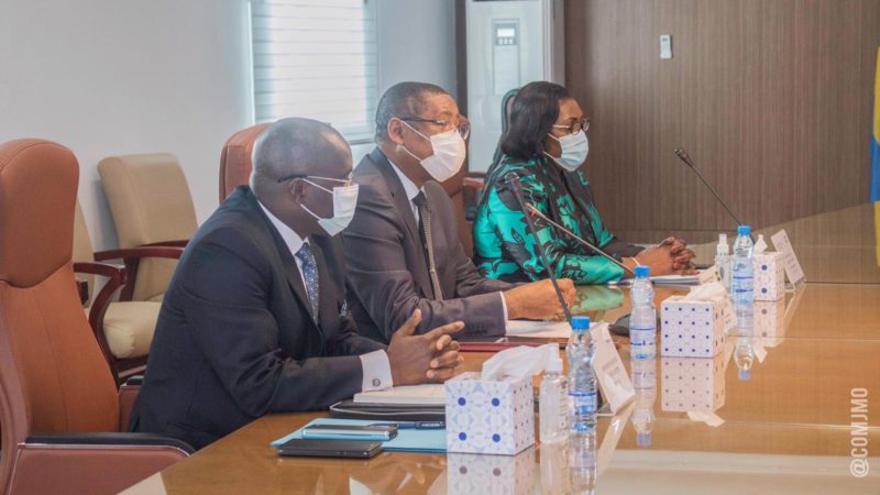 Jean Marie Ogandaga parle de relance de l&rsquo;économie avec les patrons des établissements bancaires de la place !