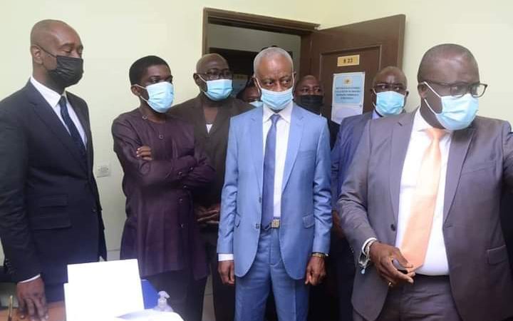 HDV/ poursuite de la visite des services par Eugène Mba !