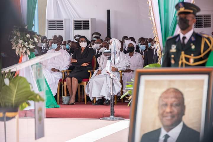 Côte d’Ivoire : Ossouka Raponda envoyée spéciale du Chef de l’État aux obsèques d’Hamed Bakayoko