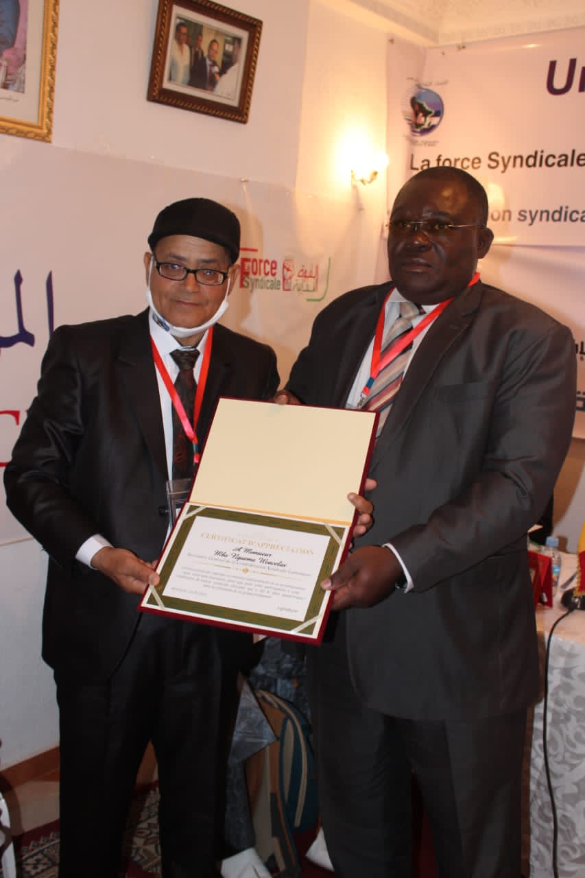 Cosyga : Wenceslas Mba Nguéma élu vice-président de l’Union syndicale africaine