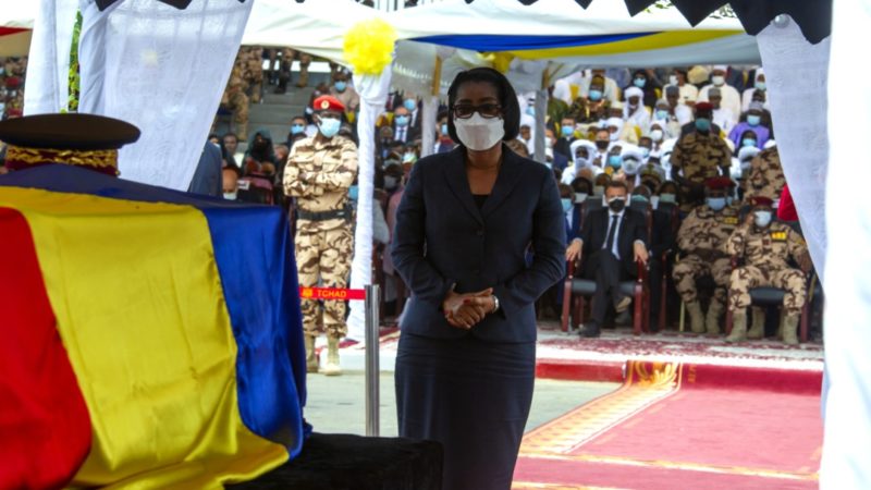 Tchad : Rose Christiane Ossouka Raponda présente aux obsèques d&rsquo;Idriss Déby Itno