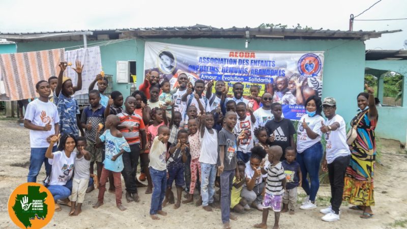 Les Jeunes solidaires d&rsquo;Akanda et du Gabon à l&rsquo;orphelinat d&rsquo;AEODA