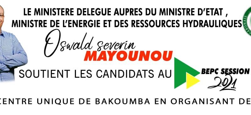 BEPC 2021: Oswald Séverin MAYOUNOU offre les travaux dirigés aux élèves du CES Zacharie Maicka  !