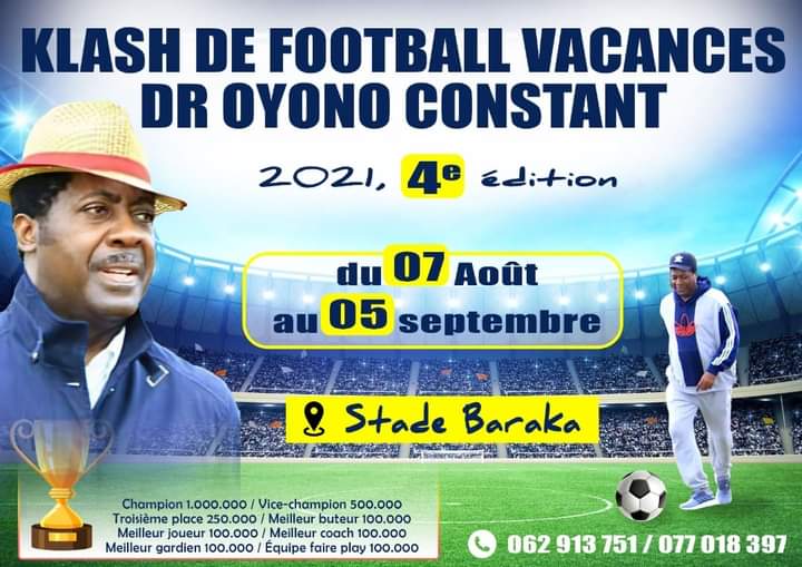 Compte à rebours de la  4ème édition du klash de football vacances Dr Constant Oyono !