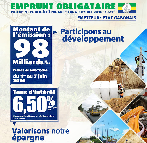 Gabon: l’État a remboursé la dette EOG 6,5% Net 2016-2021