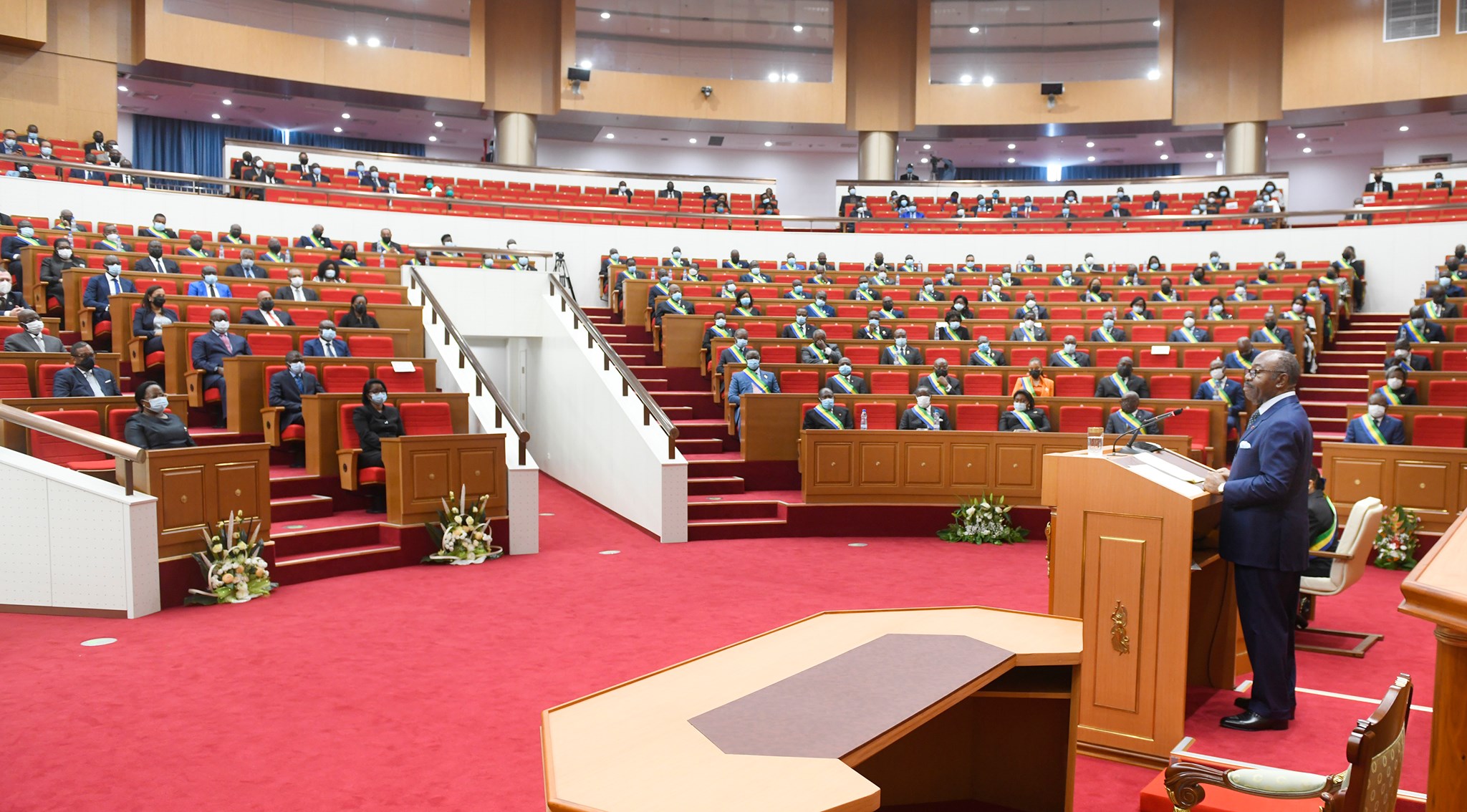 Gabon: retour en images sur l’allocution du Président de la République devant les deux chambres du Parlement