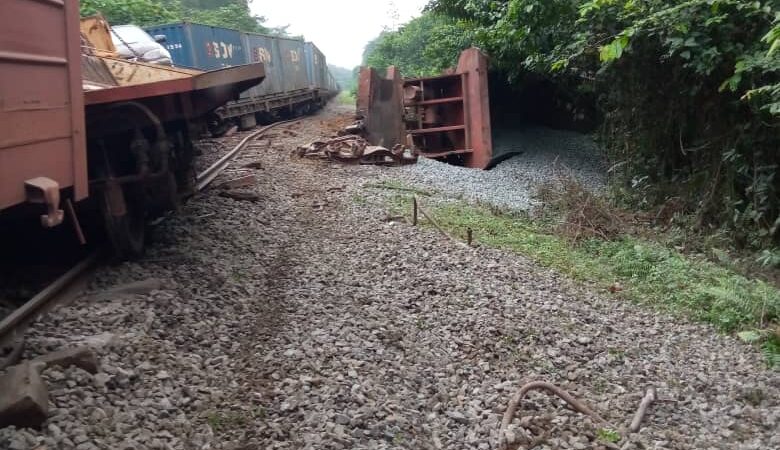 Déraillement du train marchandises numéro 2101 !