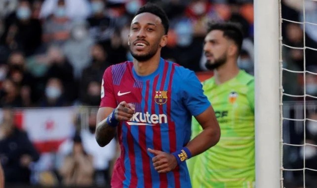 Aubameyang rugit face à valence !