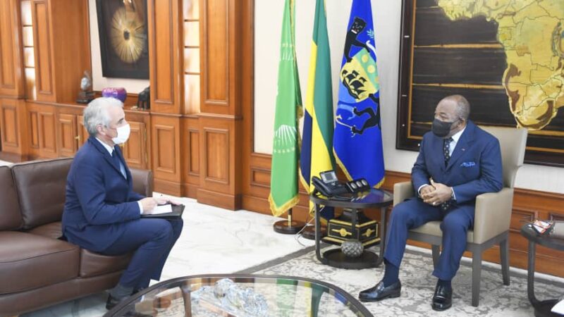 L&rsquo; ambassadeur français reçu par Ali BONGO ONDIMBA !