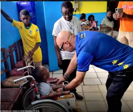 Patrice Neveu , un geste de coeur pour les enfants de Sos Mwanas !