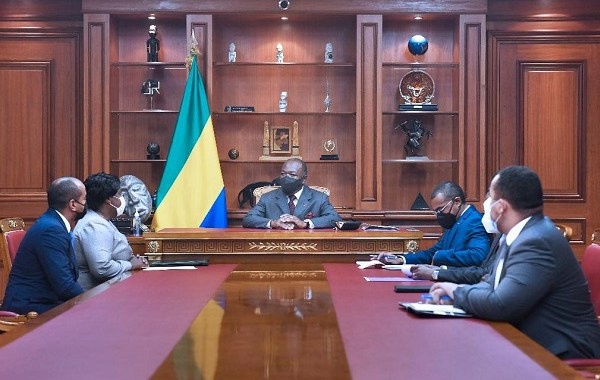 Le gouverneur de l’estuaire et le directeur général de Gsez Airport reçus par le président