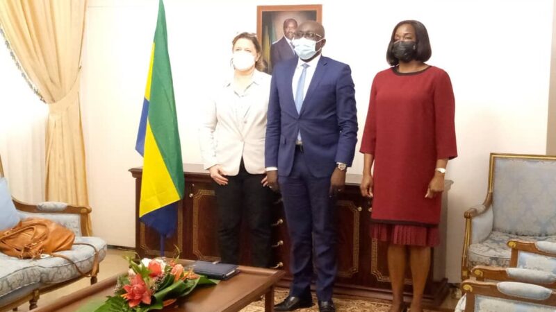 Les représentants de la Banque Mondiale chez Léon Armel Bounda Balonzi !