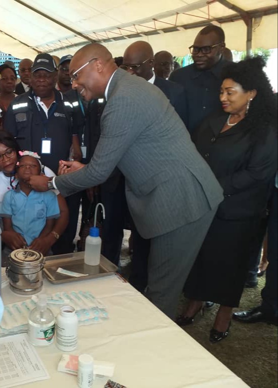 Campagne de vaccination contre la rougeole: Guy Patrick Obiang Ndong lance l’opération