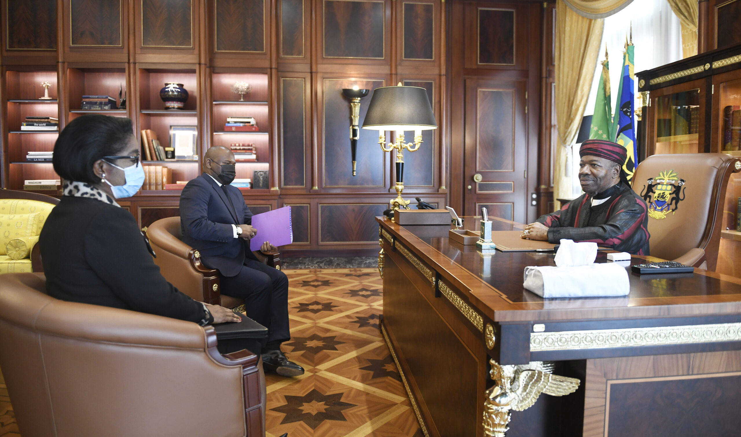 Audience au palais du bord de mer : la nouvelle feuille de route du Parti Démocratique Gabonais au centre de l’échange !