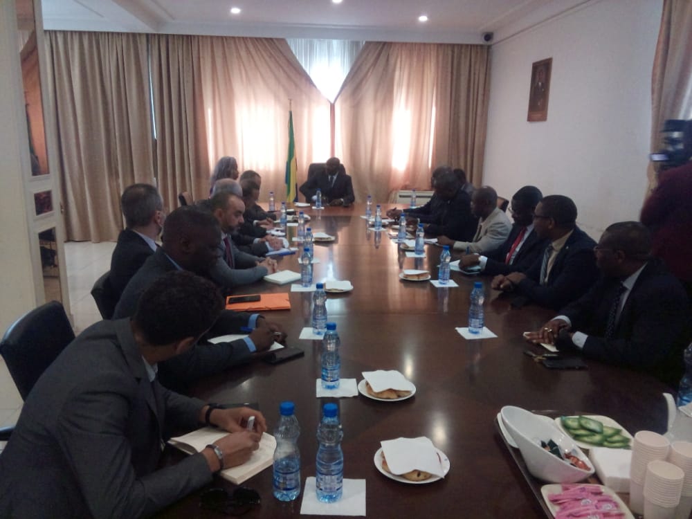 Léon Armel BOUNDA BALONZI reçoit en audience les représentants de la CDC du Gabon et de la CDG du Maroc !