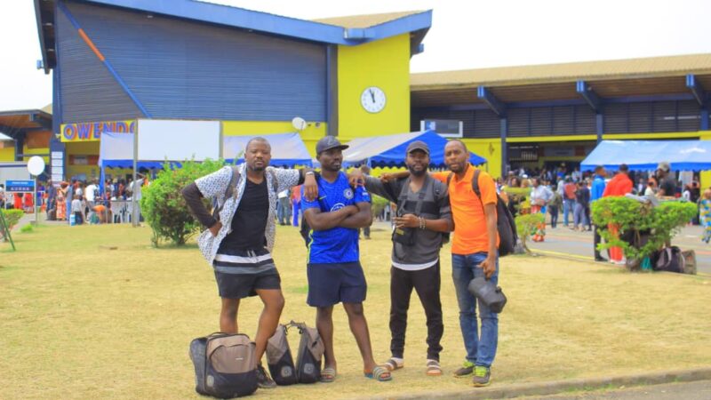 La Setrag aux côtés de 4 cyclistes de l&rsquo;association « Gabon Découverte »