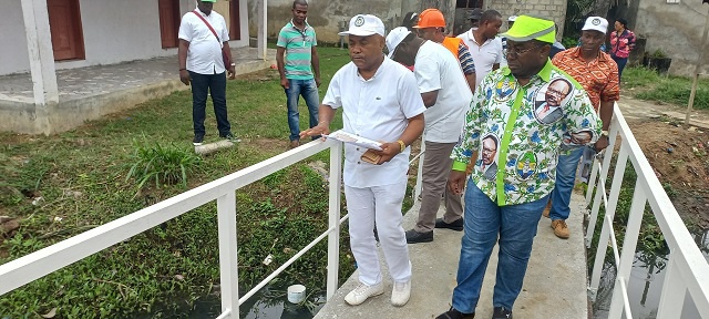 Felix Andy Makindey-Nze Nguéma fait construire 3 passerelles pour le mieux être des populations du 2e arrondissement