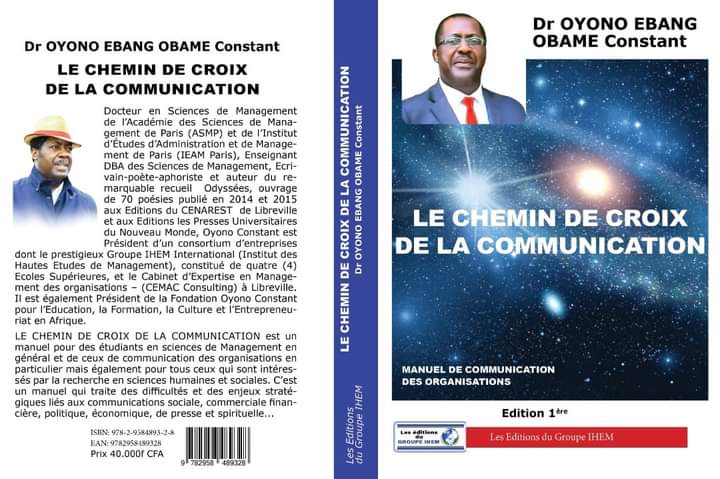 > : le nouveau chef d’oeuvre du Dr Constant Oyono Ebang !