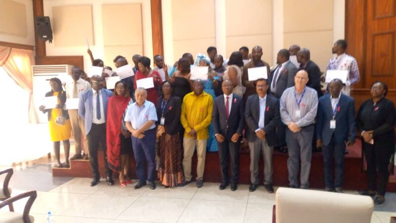 Transport maritime: remise des certificat aux 60 dockers formés à la conduite des grues offshore!