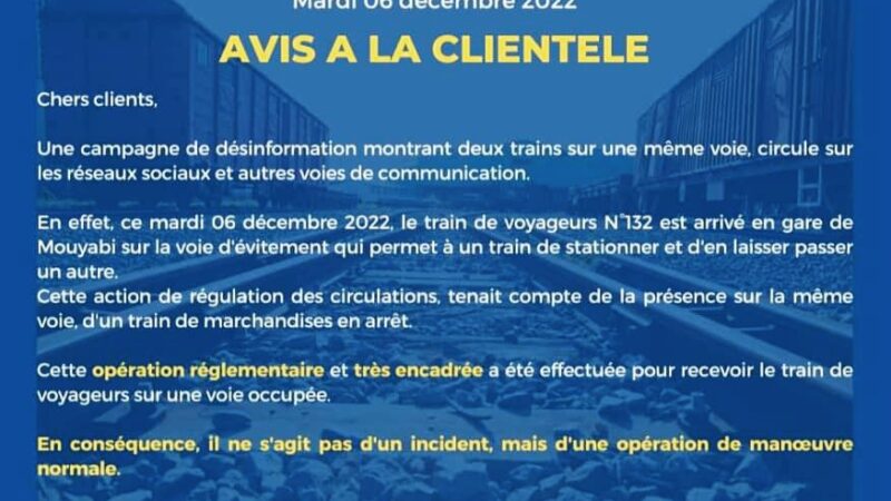 SETRAG : operation de manœuvre normale