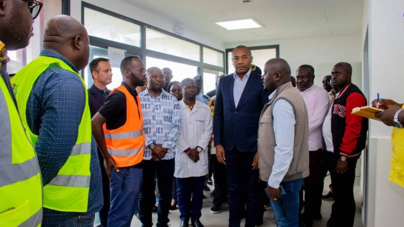 Mitzic : Guy Patrick Obiang compte accélérer le processus d&rsquo;équipement de l&rsquo;hôpital départemental