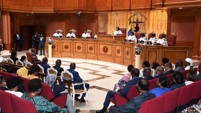 Audience solennelle de rentrée de la Cour constitutionnelle