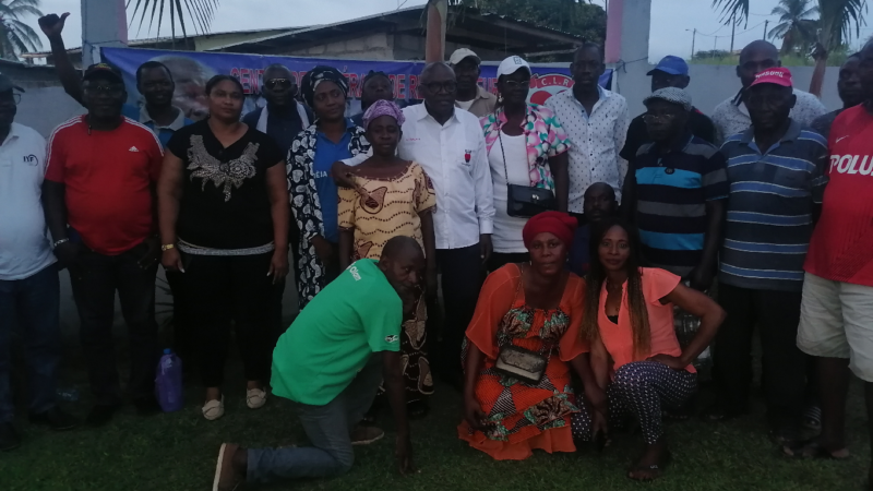 CLR: Jean Claude Ivala Boussamba rencontre des militants de derrière l&rsquo;ENA