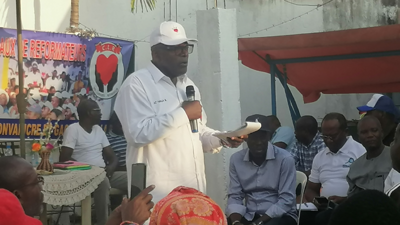 LBV/5ème arrondissement : le ministre Jean Claude Ivala Boussamba poursuit sa tournée politique