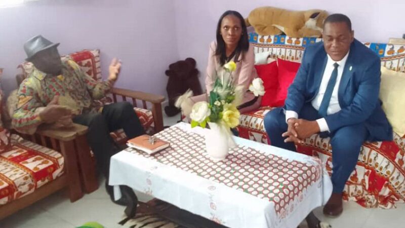 FIDÈLE ALLOGHO au contact des chefs des quartiers de sa circonscription politique