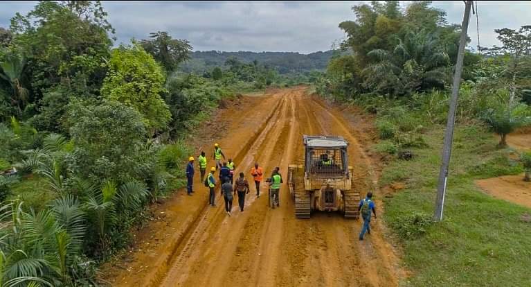 Axes MBIGOU- MOUKABOU & MBIGOU-MALINGA en travaux