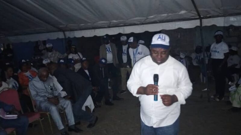 Présidentielle d&rsquo;août 2023: meeting d&rsquo;ouverture de Andy Félix Makindey Nze Nguema