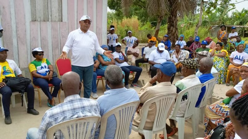 Élection présidentielle : Jean Marie Ongandaga fait le tour des familles de Malibe
