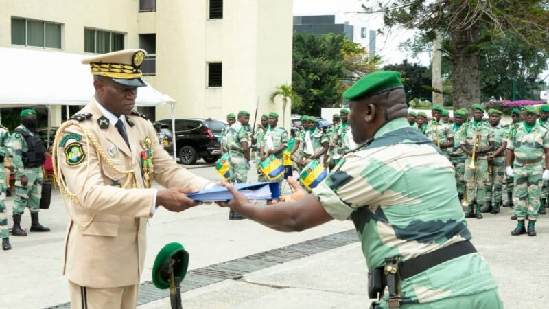 Garde Républicaine : Le Colonel Antoine Balékidra installé dans ses fonctions de Commandant en chef en second